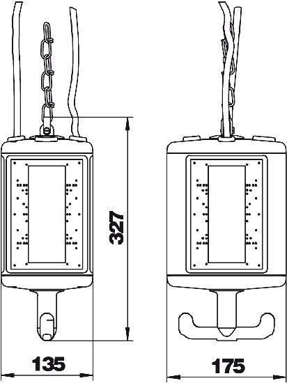 OBO Bettermann 6109822 VHF-8 Energiewürfel leer, IP44