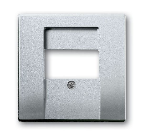 Busch-Jaeger 1766-83 Zentralscheibe TAE, 1-fach, aluminium silber matt, Plattform 63