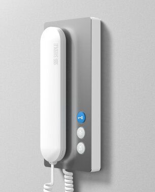 Siedle HTS 811-0 A/W Haustelefon Standard 1+n, Alum./weiß