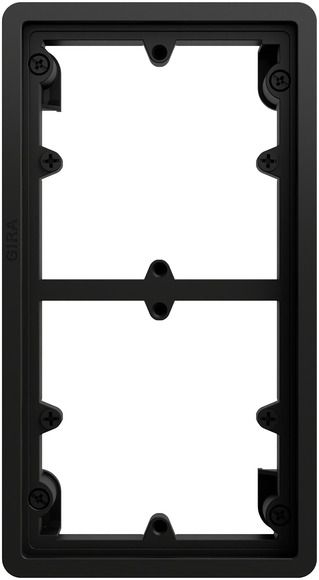 Gira 376900 Geräteträger 2-fach für Unterputz-Einbaudosen für den flachen Einbau, System 70
