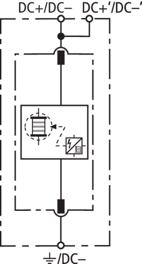Dehn + Söhne 971122 Koordinierter Blitzstromableiter Typ 1 DEHNsecure M für DC-Stromkreise