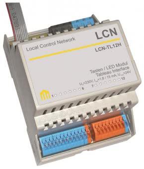 Issendorff LCN-TL12H Tableau-Adapter mit acht Tasteneingängen und zwölf LED-Ausgängen mit gemeinsamer Anode