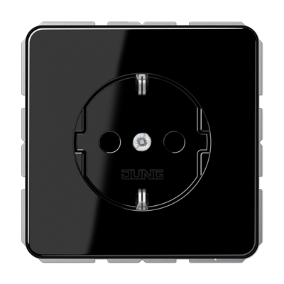 Jung CD1520SW Schutzkontakt-Steckdose, 16 A 250 V ~, Duroplast, Serie CD, schwarz