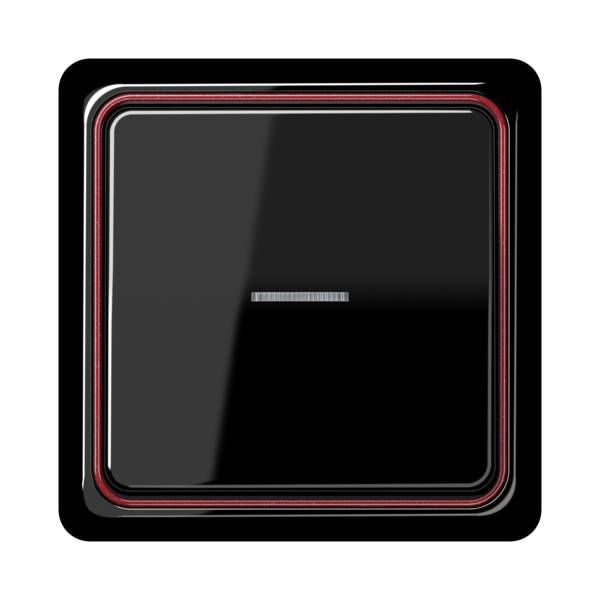 Jung CDP81RTM Applikations-Rahmen, CD PLUS, rot-metallic