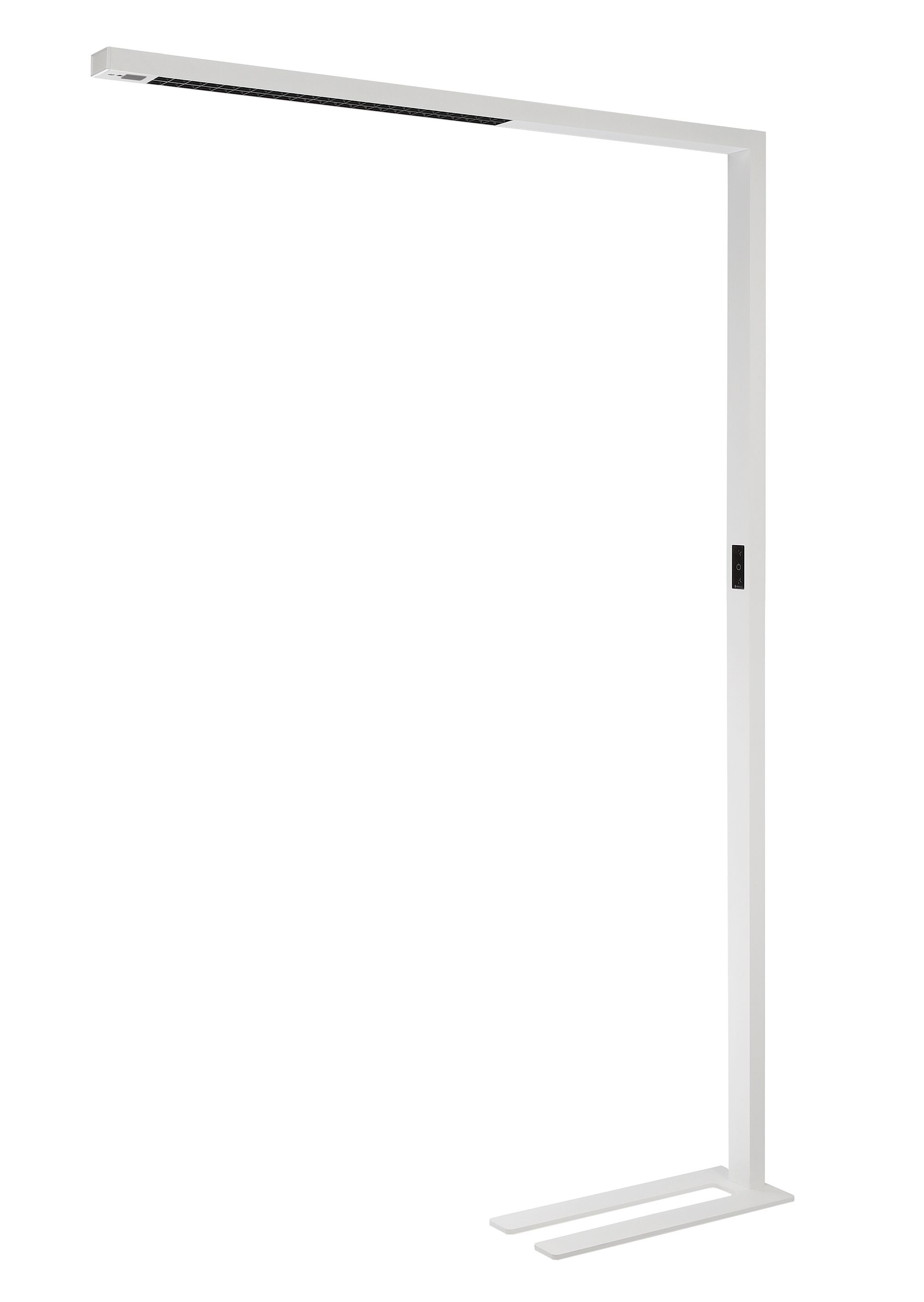 Deko-Light 342228 Stehleuchte, Office Three Standard, Motion, 80 W, DIM, 4000 K, 220-240 V/AC, 50 / 60 Hz, IP 20, verkehrsweiß