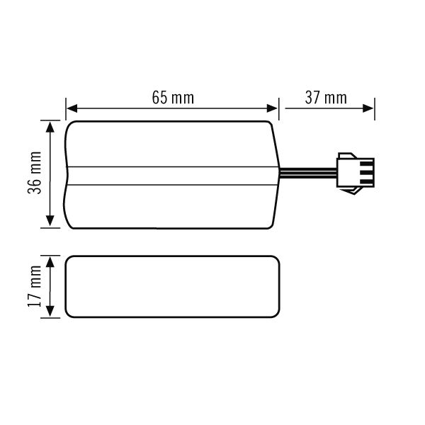 ESYLUX EN10061127 Batterie SLP-2 BATTERY Li-Ion 2200mAh