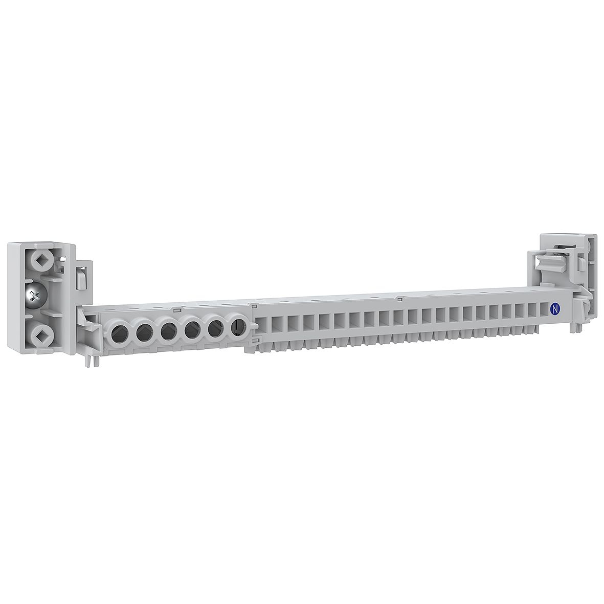 ABN XN27N N-Klemme System, Klemmstellen 6 x 2,5 bis 16 mm² + 21 x 1,5 bis 4 mm²