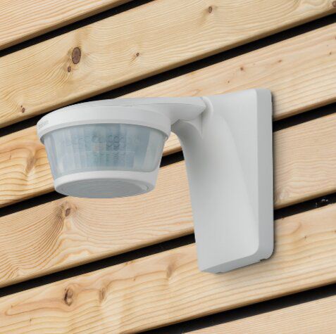 Theben 1010605 theLuxa P220 WH Bewegungsmelder für Wand-oder Deckenmontage, 220°, max. 16 m, weiß, IP 55