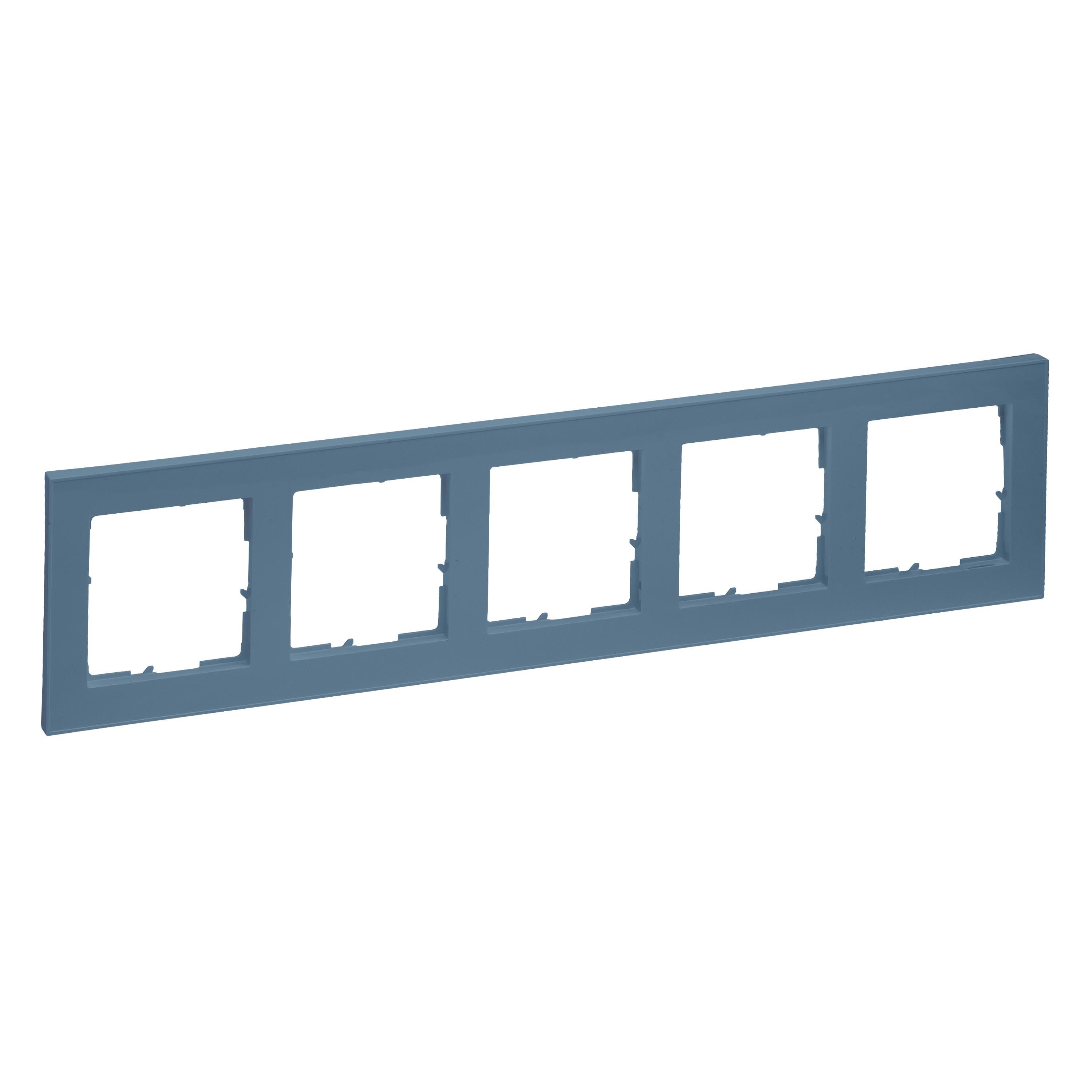 Legrand 765585 SEANO+ 5-fach Rahmen, petrol