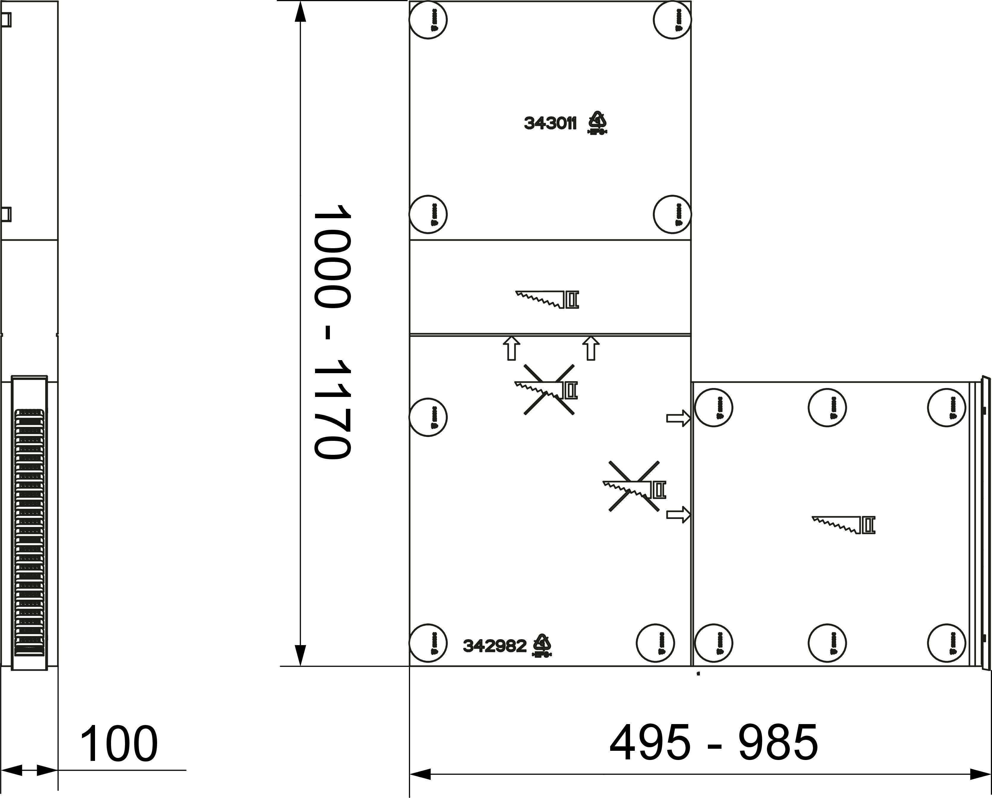Stiebel Eltron 202929 Laibungskanal LKA III SR für dezentrale Lüftungsgeräte