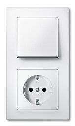 Merten 486219 Rahmen 2-fach, M-PLAN, polarweiß