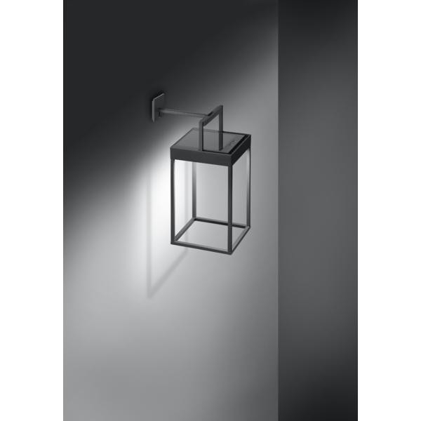 Brumberg 65311103 VARIA LED-Solarwandanbauleuchte, 2,2 W, 3.000 K, schaltbar, IP54, strukturgraphit