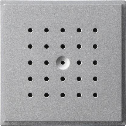 Gira 141665 Ersatzabdeckung Türlautsprecher, Gira TX_44, Farbe Alu