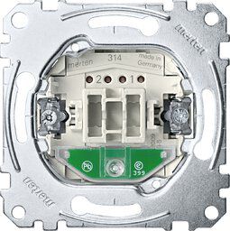 Merten MEG 3160-0000 Taster-Einsatz mit LED, Schließer 1-polig 10A