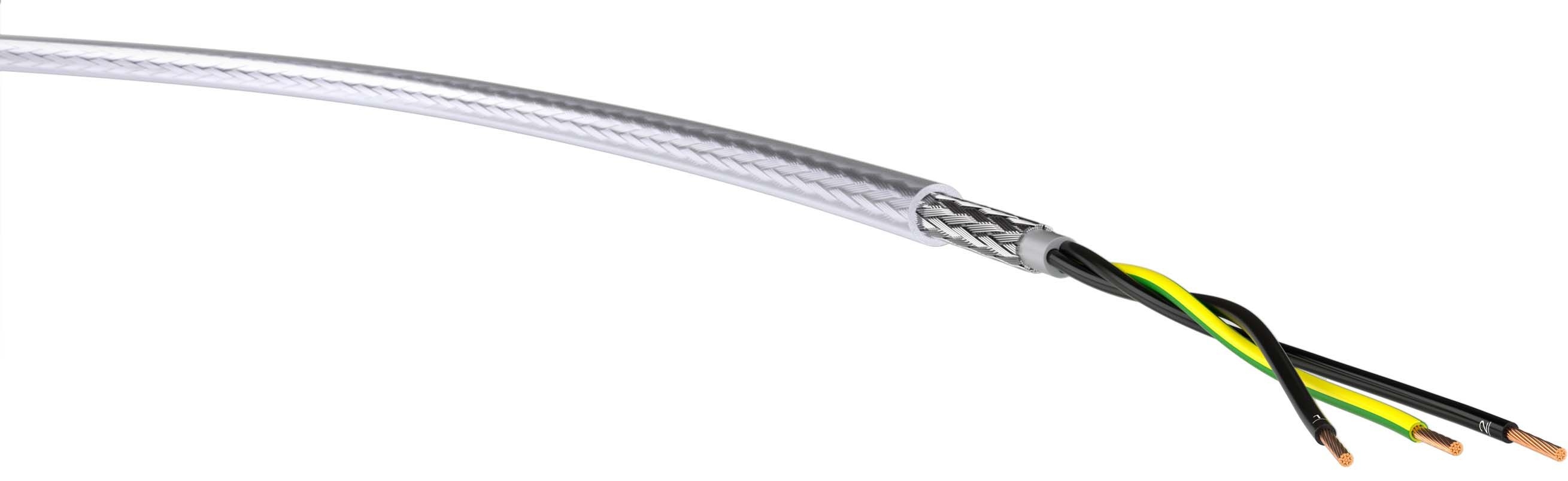 Steuerleitung geschirmt YSLYCY-JZ 3x1 mm², Schnittware, grau