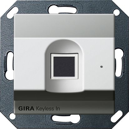 Gira 2617600 Gira Keyless In Fingerprint-Leseeinheit, System 55, Edelstahl (lackiert)