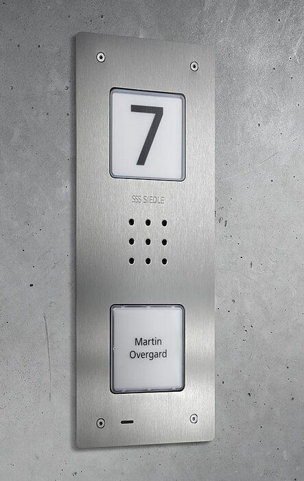 Siedle CAU850-1-0E Audio-Türstation Compact für 1 Wohneinheit, Unterputz
