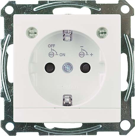 Elso ELG265304 Schutzkontakt-Steckdose (Komplettgerät) mit LED-Orientierungslicht, mit erhöhtem Berührungsschutz, 16 A, 250 V, Steckklemme
, Joy, reinweiß glänzend