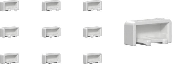 Gira 831500 Set Endkappen für Phasenschiene