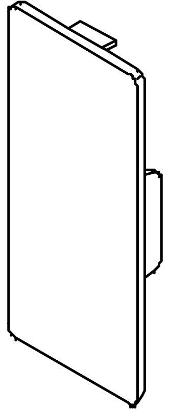 OBO Bettermann 6162835 WDK/HE 60130 Endstück, cremeweiß
