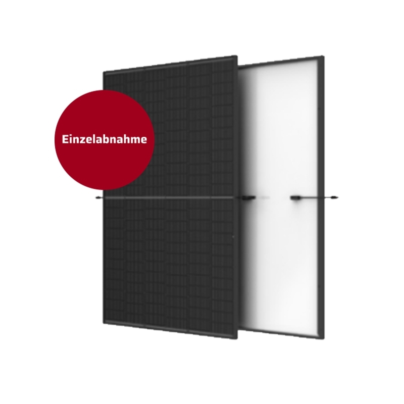 Trinasolar TSM-455NEG9R.25 Hochleistungssolarmodul Glas-Glas Vertex S+ full black, 455Wp