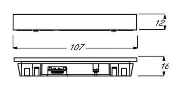 Busch-Jaeger 6348-811-101 Abschlussleiste oben Busch-priOn