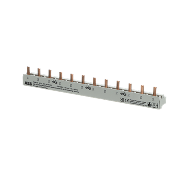 ABB Stotz PS 3/12 fix Sammelschiene nicht ablängbar, 3 Phasen, 12 TE, für S200, F200, DDA200
