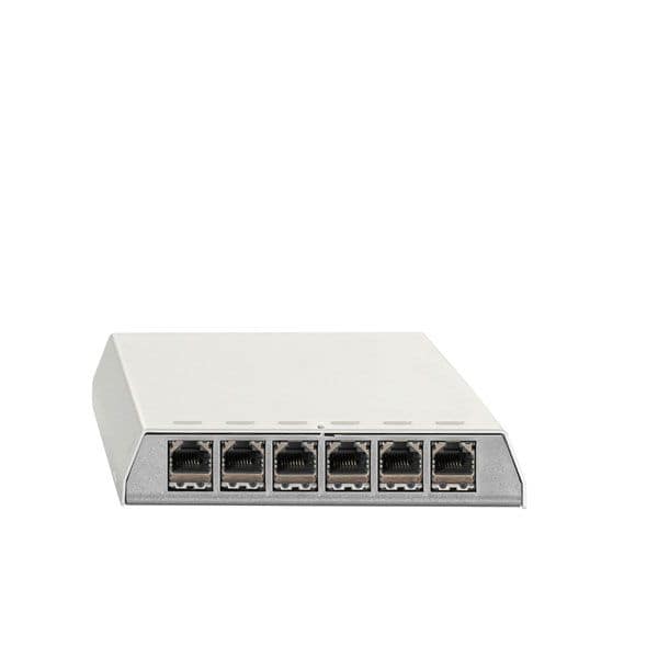 Rutenbeck 23611106 Patchpanel 6-fachPP-Cat.6A iso-6 Ap rw