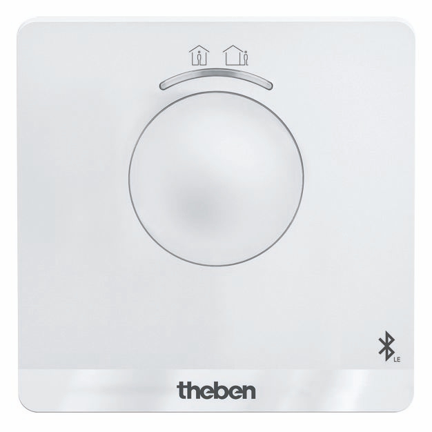 Theben 8120150 RAMSES 812 BLE Digital-Uhrenthermostat, Wochenprogramm, App-Bedienung