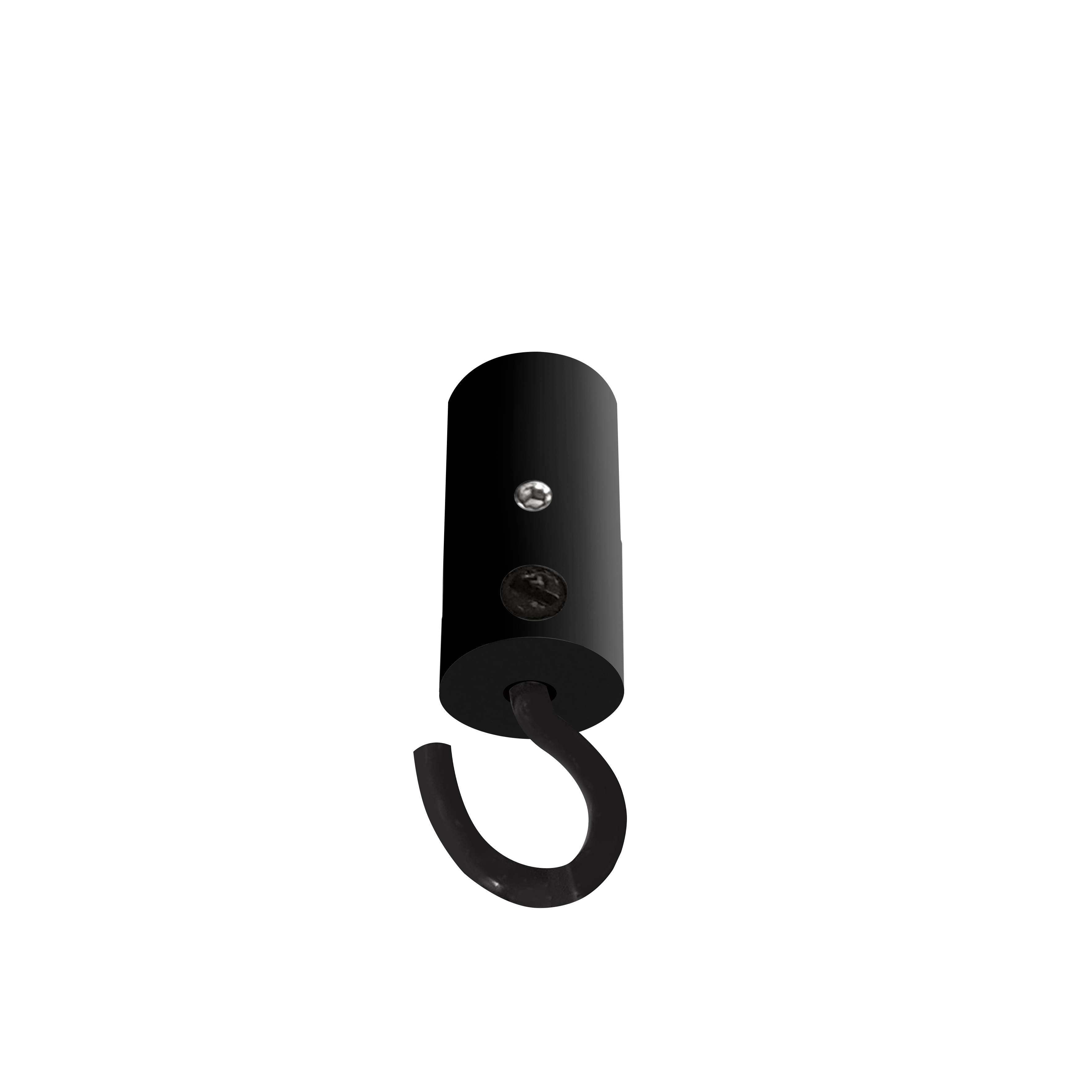 qles DSH0403 Decken-Stick mit Haken, für Merten System-M, Schwarz matt
