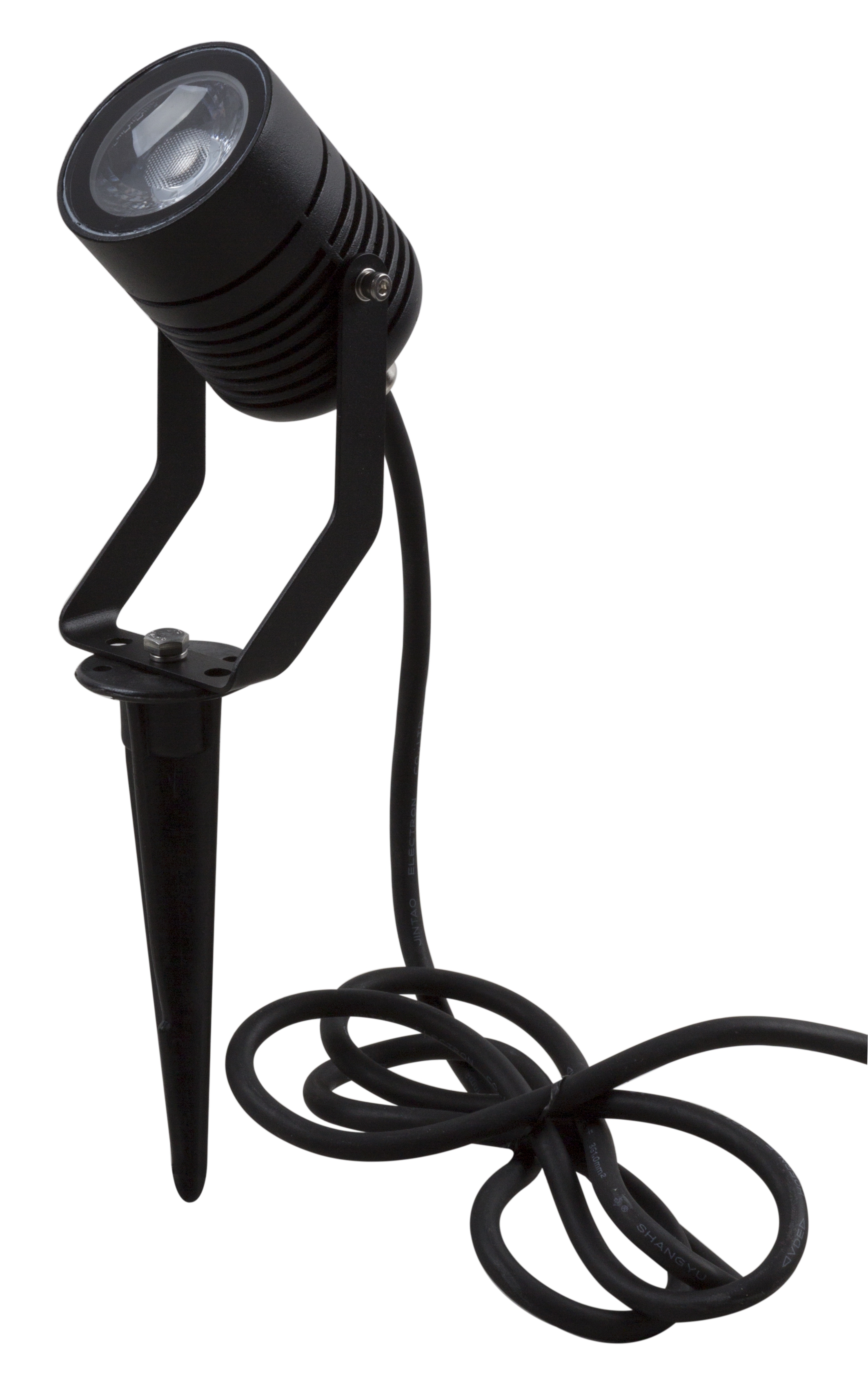 Heitronic 500031 Erdspießstrahler PASAS, 6 W, 3000 K, IP44, anthrazit