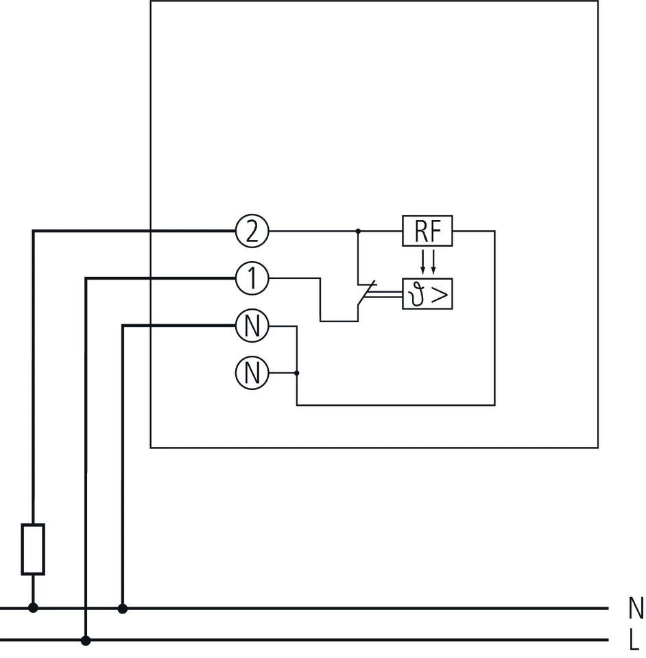 Theben 7010001 RAM SES 701 Analoges Raumthermostat für alle Heizungsarten (Gas, Wasser, Elektro), thermische Rückführung, Regelung zentral oder Einzelraum, Raumtemperaturregler, Raumregler, Thermostat