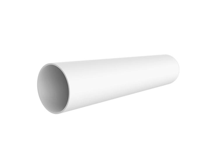 Zewotherm 14010213 ZEWO SmartFan Fixrohr, Ø 100 mm, 500 mm, stabile Konstruktion, effiziente Luftführung, hohe Langlebigkeit, einfache Montage, platzsparend, weiß