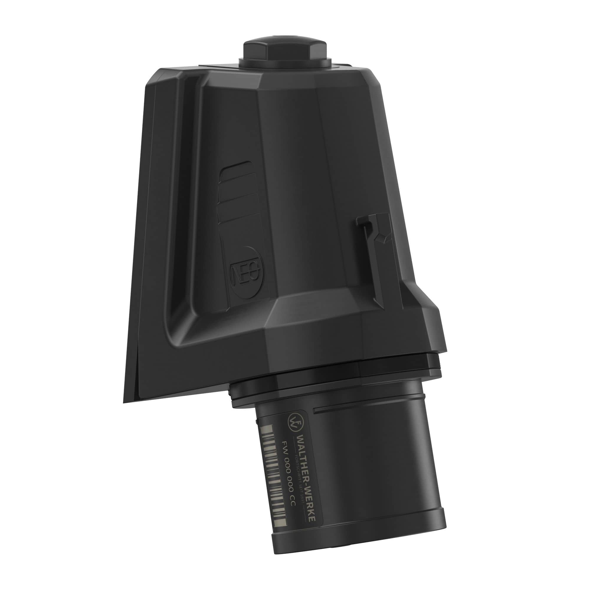 Walther Werke FW710307SK CEE NEO Wandgerätestecker schräg 16A 3P 7h IP54 mit Schraubtechnik