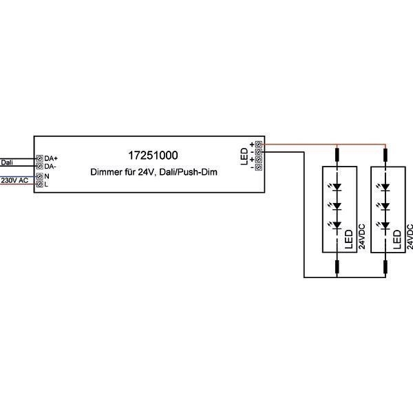 Brumberg 17251000 LED-Netzgerät 24 V DC, max. 80 W, DALI2 / Push, DT6