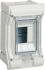 Hager VE103D Aufputz-Verteiler Vector, 3 Module, IP65