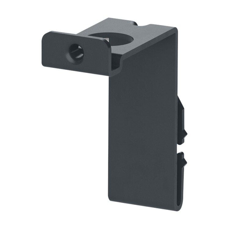 Busch-Jaeger TZE/U.0.3.CK Entnahmeschutz für Access Control Geräte für quadratische und horizontale Glasvarianten, schwarz, Zubehör KNX
