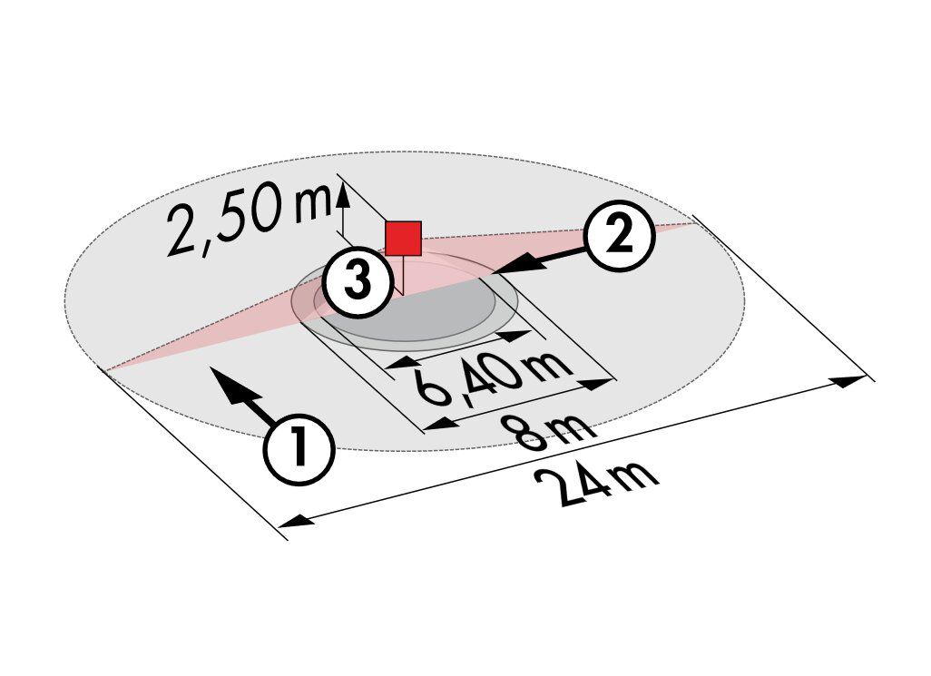 B.E.G. 92142 PD4-S-AP  Präsenzmelder 360° mit großem Erfassungsbereich