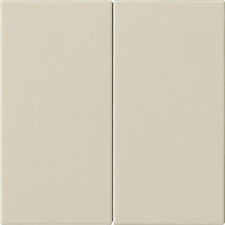 Gira 537001 Wippe 2-fach unbedruckt, System 55, cremeweiß