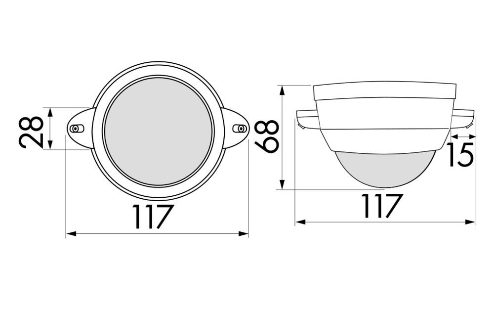 B.E.G. 92158 PD4-M-2C-DUO-AP Präsenzmelder Master-Gerät Aufputz, IP54, 24m, weiß matt