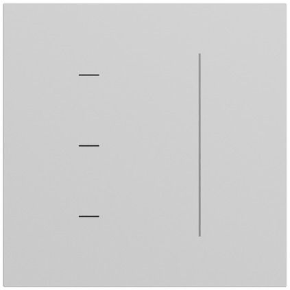 Gira 536576 System 3000 Touchaufsatz, System 70, grau matt (lackiert)