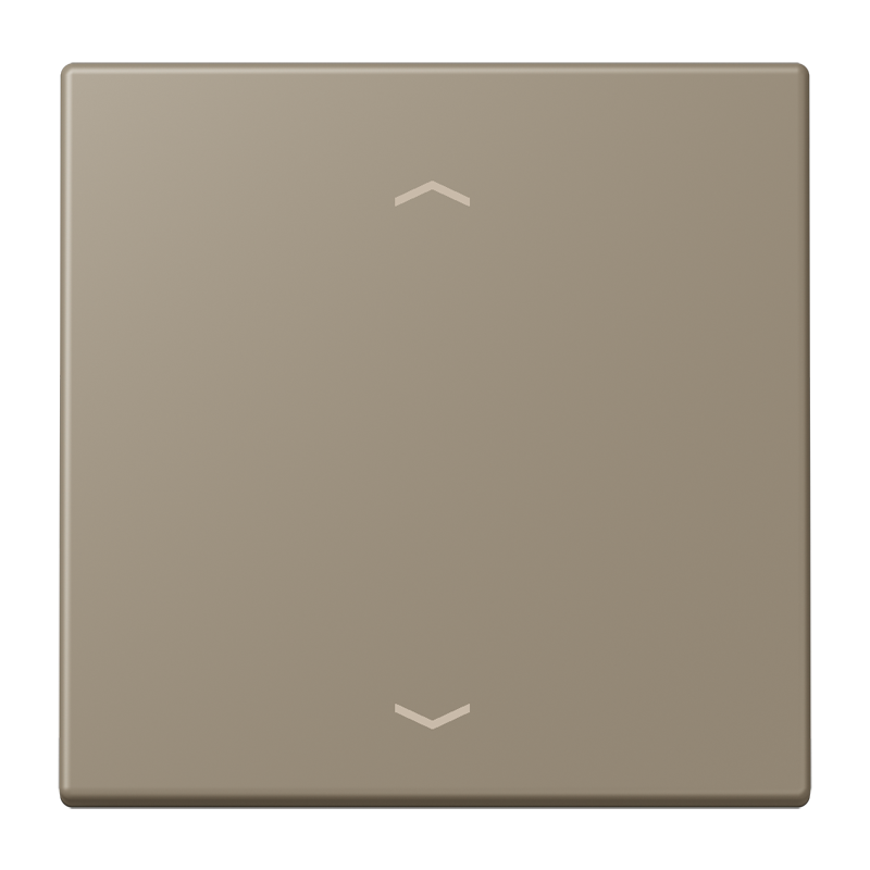 Jung LC990P242 Wippe 1-fach, mit Pfeilsymbolen, Les Couleurs® 32141, ombre naturelle moyenne