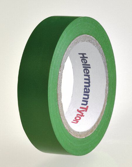HellermannTyton 710-00103 Isolierband 15mm x 10m grün