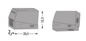 WAGO 224-101 Leuchtenklemme 1,0-2,5mm²