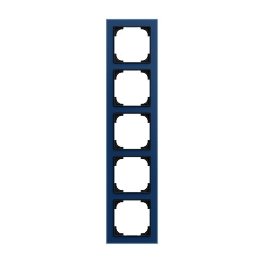 Busch-Jaeger 1725-4028-101 Rahmen 5-fach, Busch-art linear, blauglas