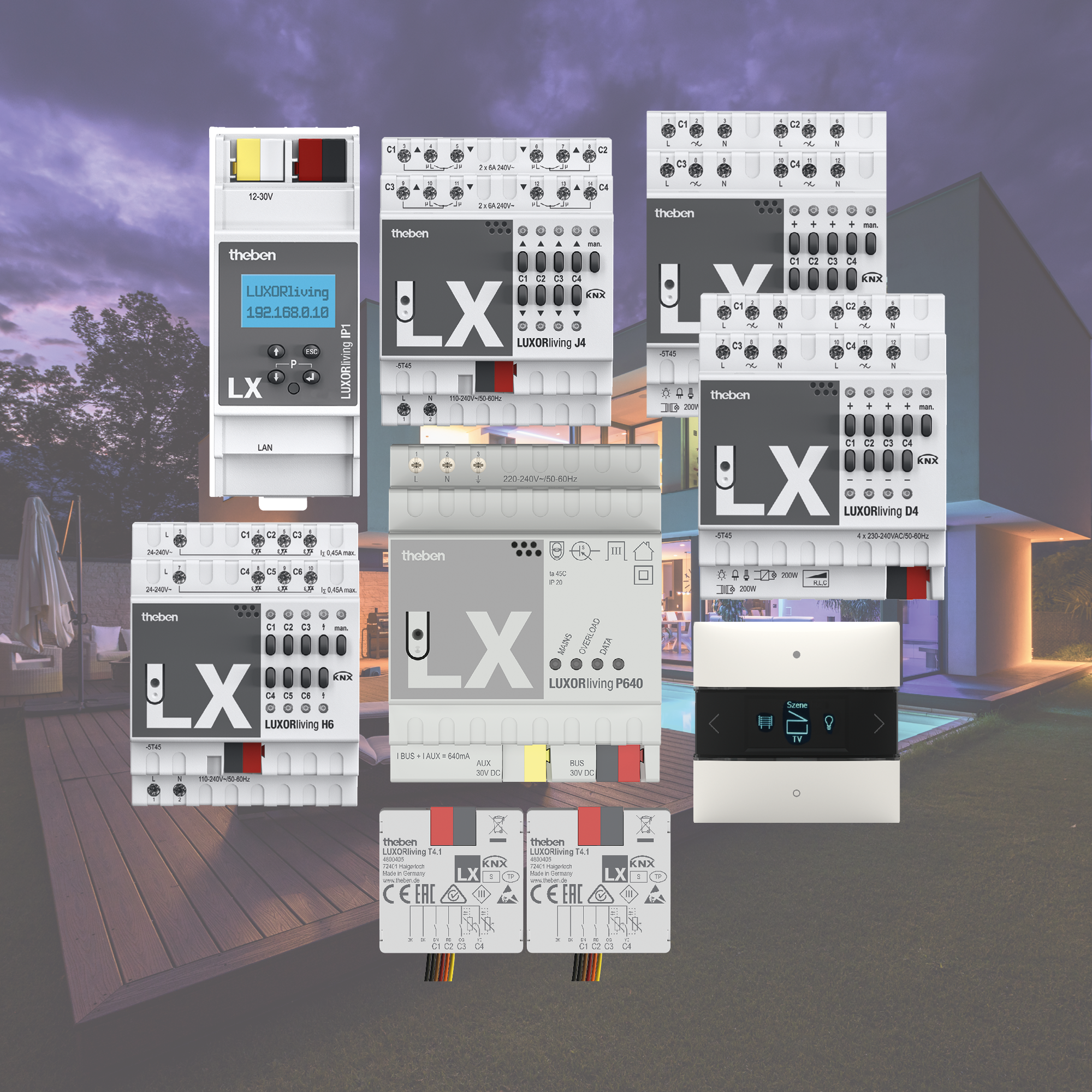 Theben LUXORliving Starter-Set L "Comfy"
