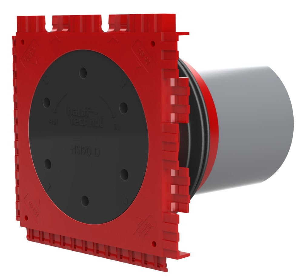 Hauff 3030303447 Einfach-Dichtpackung zum Einbetonieren HSI90 1x1 K/100