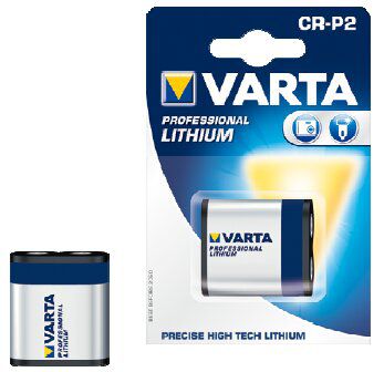 Varta Lithium Professional 6V-Foto-Block Batterie CR-P2 1600mAh 1-Stück