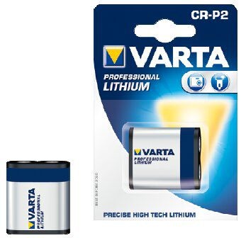 Varta Lithium Professional 6V-Foto-Block Batterie CR-P2 1600mAh 1-St眉ck