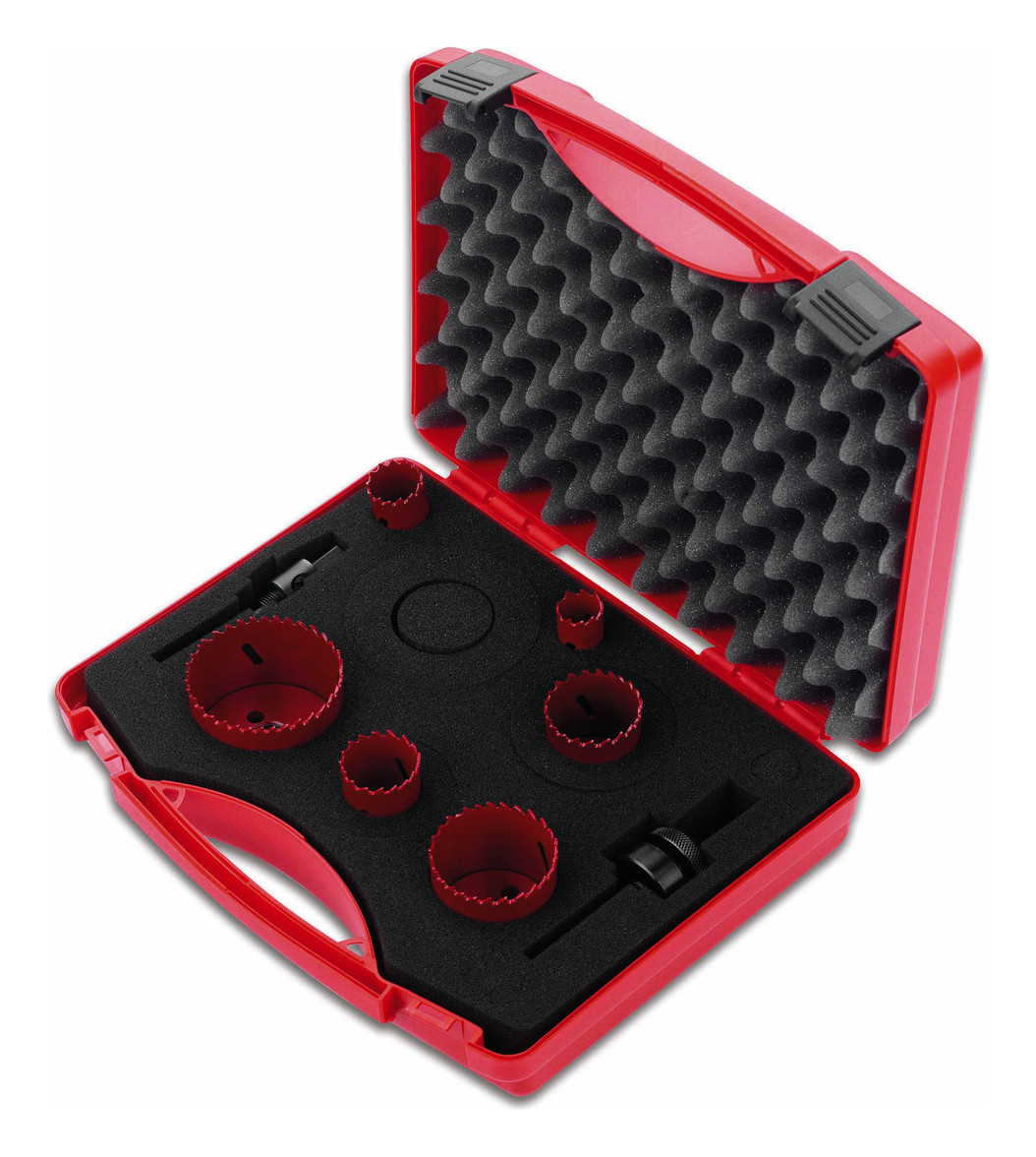 Cimco 20 7573 Lochsägen-Set Elektro metrisch HSS-Bi-Metall M20-64